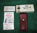 Case XX Sheath, Box & Paperwork for MAKO Folding Hunter Pocket Knife 1980 - 1 of 8