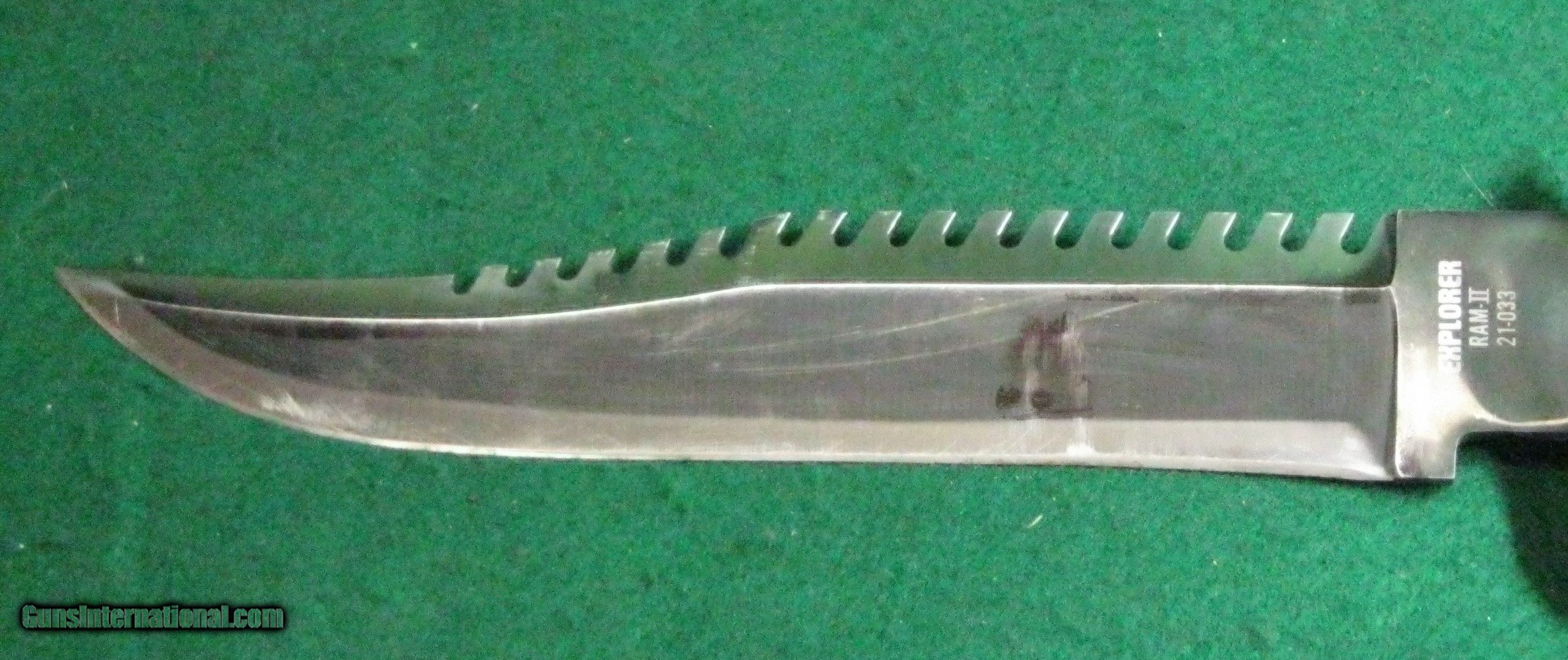 Vintage Explorer Survival Knife Ram II 21-033 Rambo Made In Japan