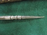 Afghanistan Dagger & Inlaid Scabbard - 5 of 8
