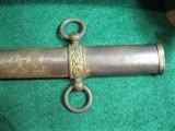 Relic Condition US Civil War Era Model 1860 Staff & Field Officer's Sword & Scabbard - 5 of 12