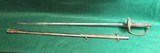 Relic Condition US Civil War Era Model 1860 Staff & Field Officer's Sword & Scabbard - 2 of 12