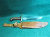 Near Mint WESTERN W49 BOWIE KNIFE 1979 (C) + ORG SHEATH Mked WESTERN - 3 of 12
