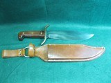 Near Mint WESTERN W49 BOWIE KNIFE 1979 (C) + ORG SHEATH Mked WESTERN - 7 of 12