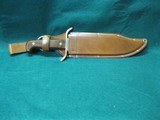 Near Mint WESTERN W49 BOWIE KNIFE 1979 (C) + ORG SHEATH Mked WESTERN - 11 of 12