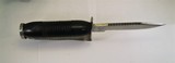 VINTAGE 1960s VIETNAM ERA US DIVERS VULCAN Dive Knife W SCABBARD Made IN JAPAN - 3 of 11