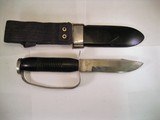 VINTAGE 1960s VIETNAM ERA US DIVERS VULCAN Dive Knife W SCABBARD Made IN JAPAN - 2 of 11