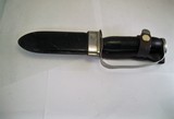 VINTAGE 1960s VIETNAM ERA US DIVERS VULCAN Dive Knife W SCABBARD Made IN JAPAN - 9 of 11