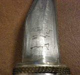 Two Arab Turkish Morocco Knives- 1 Dagger, 1 Folding - 10 of 10