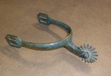 Dug Civil War CSA Brass Spur Square Neck Richmond - 1 of 8