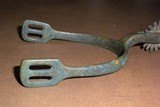 Dug Civil War CSA Brass Spur Square Neck Richmond - 8 of 8