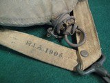 WWI Era US Army Cavalry Canteen with Saddle Strap Mrkd: RIA 1905 - 8 of 12