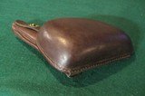 French Leather Revolver Holster Model 1892 WW1 WW2 Clam Shell - 4 of 10