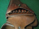 French Leather Revolver Holster Model 1892 WW1 WW2 Clam Shell - 8 of 10