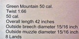 Green Mountain Barrel 50cal 42