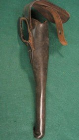 Original Civil War Era Leather Flap Holster - Colt 1860 Army Revolver - 19 of 20