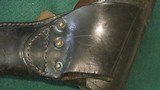 Original Civil War Era Leather Flap Holster - Colt 1860 Army Revolver - 5 of 20