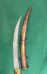 Antique Dagger Short Sword Turkish Moroccan Middle East - 5 of 16