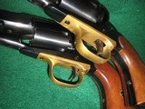 Pair Pietta Percussion Pistols Sheriff Model & 1858 Remington 44cal - 8 of 12