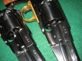 Pair Pietta Percussion Pistols Sheriff Model & 1858 Remington 44cal - 7 of 12