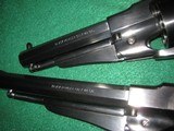 Pair Pietta Percussion Pistols Sheriff Model & 1858 Remington 44cal - 5 of 12
