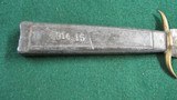 WWI Theater Made Dagger Knife dated 1914.15 - 9 of 11