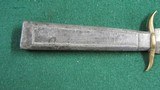 WWI Theater Made Dagger Knife dated 1914.15 - 6 of 11