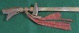 Antique Filipino Philippines Kampilan Sword & Scabbard - 2 of 20