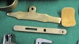 Pedersoli Queen Anne Flintlock Brass Barrel Pistol Kit Parts for Completion Black Powder - 6 of 19