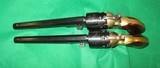 Pair 1860 Army 44cal ASM ARMI SAN MARCO Reproduction Percussion Pistols Italy - 8 of 9