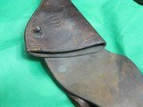 Pre-WWI US Army .38 Double Action Revolver Holster Rock Island Arsenal 1905 - 13 of 14