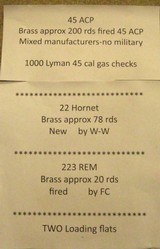 Large Lot New & Used Reloading Brass - 6 of 6