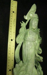 Two Oriental Jade Sculptures Statues - 3 of 4