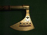 Antique Persian Arabic Asian Axe Spear - 5 of 18