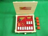 Xythos Gold-Plated Miniature Pistol & Female Flare Kit in Wooden Crate New Old Stock - 2 of 10