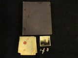 WWII German Diary Pictures Metals Membrila - 2 of 9