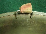 WWII M1 Helmet Front seam Fixed Bale Chin Strap Lt Bar 327th Glider Inf Rgt - 13 of 16
