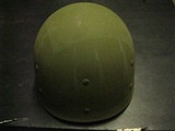 WW2 Helmet with Liner Frt seam Fixed Bale Chin Strap Lt Bar 327th Glider Inf Rgt - 12 of 14