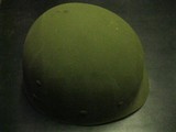 WW2 Helmet with Liner Frt seam Fixed Bale Chin Strap Lt Bar 327th Glider Inf Rgt - 11 of 14