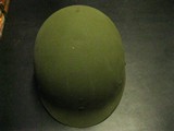 WW2 Helmet with Liner Frt seam Fixed Bale Chin Strap Lt Bar 327th Glider Inf Rgt - 10 of 14