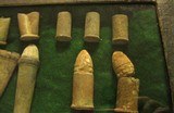 Civil War Dug Bullet Display Burnside, Spencer, Shell Casings - 5 of 6