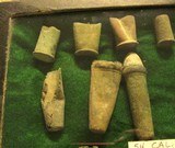 Civil War Dug Bullet Display Burnside, Spencer, Shell Casings - 4 of 6