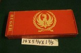 Vintage 1977 RUGER 357 Blackhawk Factory Empty Gun Box 6 1/2