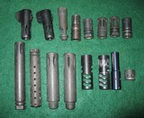 Lot of 16 Muzzle Brakes, Flash Hiders Suppressors AK, AR15, SKS - 1 of 1