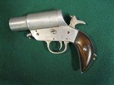 WWI WWII Unmarked British German Developmental Signal Flare Gun with Shoulder Stock Attachment - 9 of 14