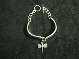 Vintage Silver Dragonfly Bracelet Tested 26.6 grams - 6 of 8