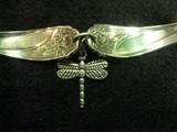 Vintage Silver Dragonfly Bracelet Tested 26.6 grams - 4 of 8