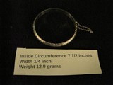 3 Sterling Bangle Bracelet 80.2 grams - 6 of 13