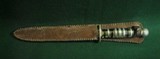 WWII US Theater Made Fighting Knife Dagger & Scabbard - 4 of 15