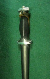 WWII Era Black Panther Solingen Germany #064 Black Boot Knife Dagger - 2 of 10