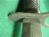 ORIGINAL W. GERMAN MARKED US MODEL 7 COLT BAYONET WITH SCABBARD VIETNAM - 10 of 13